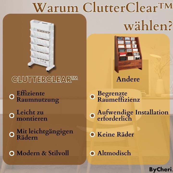 ClutterClear™ - Effizient bleiben und den Platz maximieren!