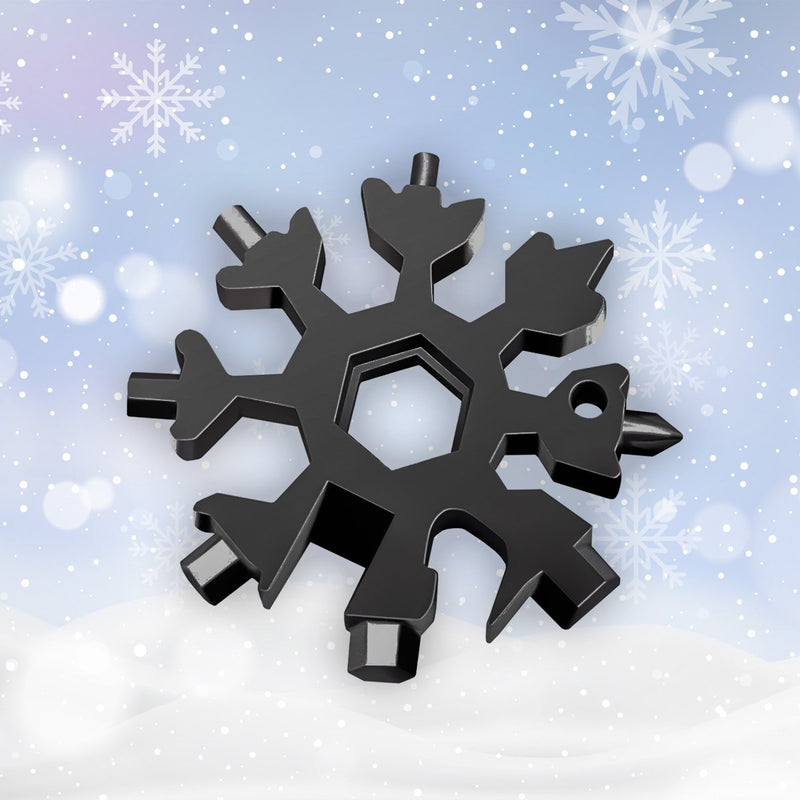 SnowflakeTool™ | 18-in-1-Edelstahl-Schneeflocken-Multitool