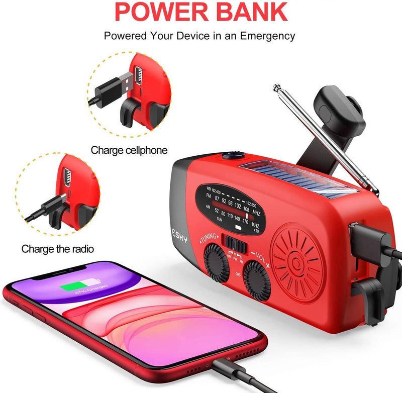 PowerRadio™ | Mit Powerbank und Solarzelle!