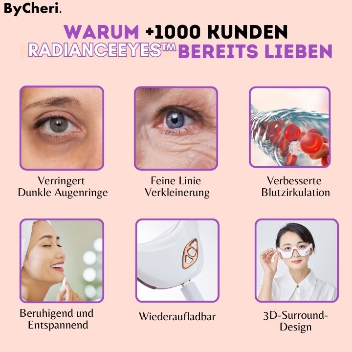 RadianceEyes™ |  Erleben Sie Augenmassage jederzeit und überall!