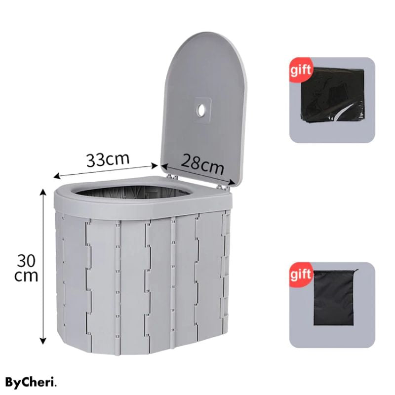 50% RABATT TEMPORÄR | QuickPotty™ | Tragbare Faltbare Outdoor-Toilette