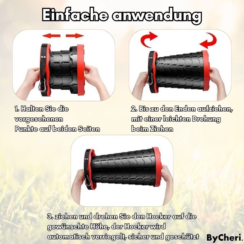 WanderSeat™ - Erleben Sie jederzeit und überall einen bequemen Sitz!