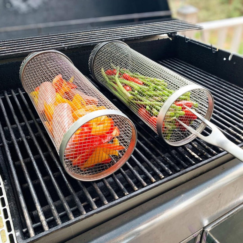 GrillSafe™ - Edelstahl-Grillkorb - ByCheri