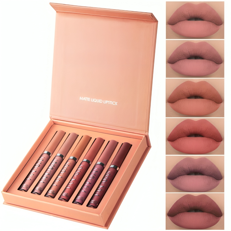 50% RABATT TEMPORÄR | VelvetKiss™ | Matte Flüssig-Lippenstift-Kit