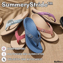 SummeryStride™ Flip Flops - Stilvoller Komfort für mühelose Sommertage - ByCheri