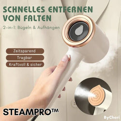 SteamPro™ - Machen Sie Ihre Kleidung mühelos knitterfrei!