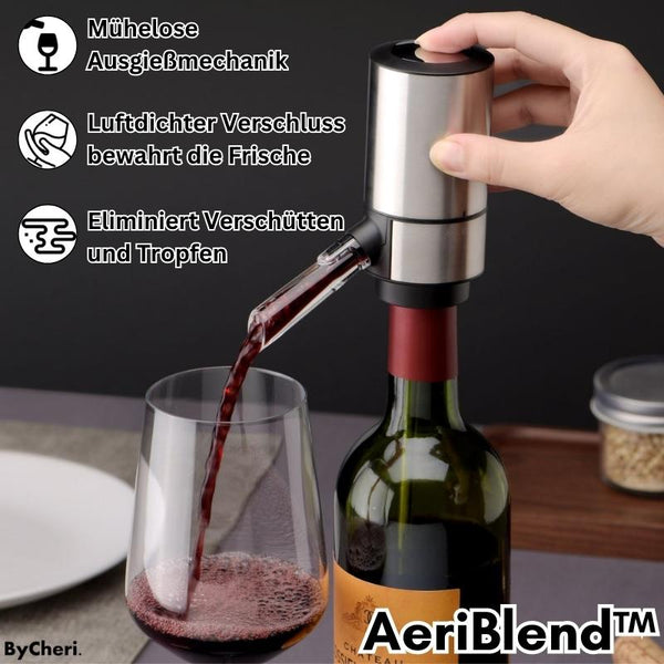 AeriBlend™ - 3-in1 Weinbelüfter, -aufbewahrer und -spender | 50% RABATT TEMPORÄR - ByCheri