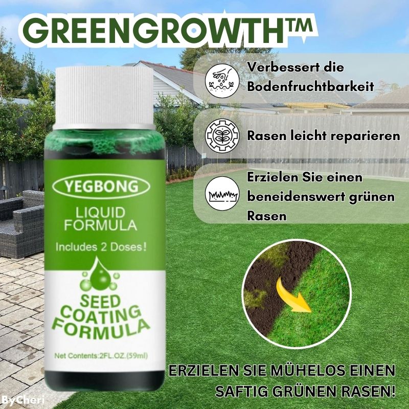 GreenGrowth™ - Erzielen Sie mühelos einen saftig grünen Rasen!