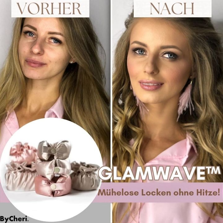 GlamWave™ Satz | Erzielen Sie mühelos herrliche, hitzefreie Locken!