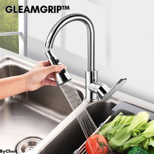 GleamGrip™️ - 360° Hochdruck- & wassersparende Küchenarmatur - ByCheri