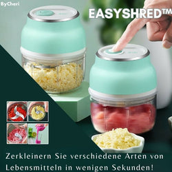 EasyShred™ - Lebensmittel in 20 Sekunden oder weniger zubereiten!