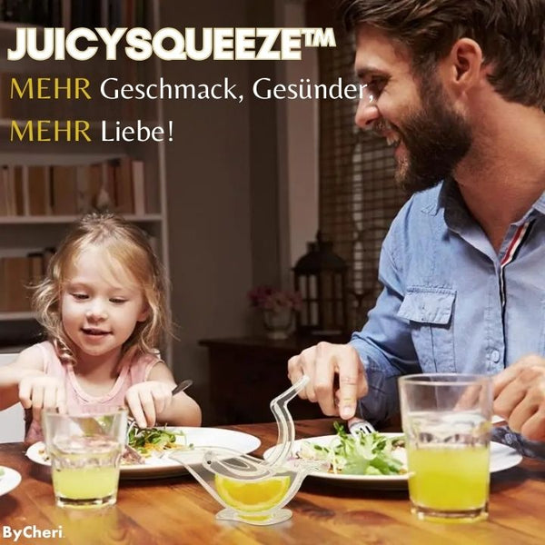 JuicySqueeze™ | Mühelose Entsaftung überall in 20 Sekunden oder weniger!