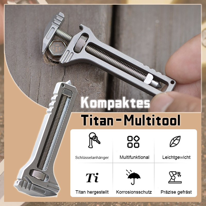 Pocket Titan Pro™ | Schlüsselanhänger Werkzeug