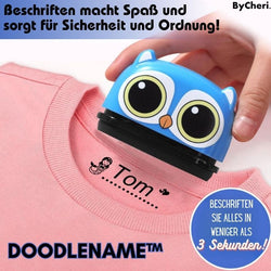 DoodleName™ - Müheloses Etikettieren in weniger als 3 Sekunden!