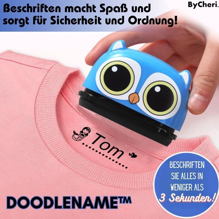 DoodleName™ - Müheloses Etikettieren in weniger als 3 Sekunden!