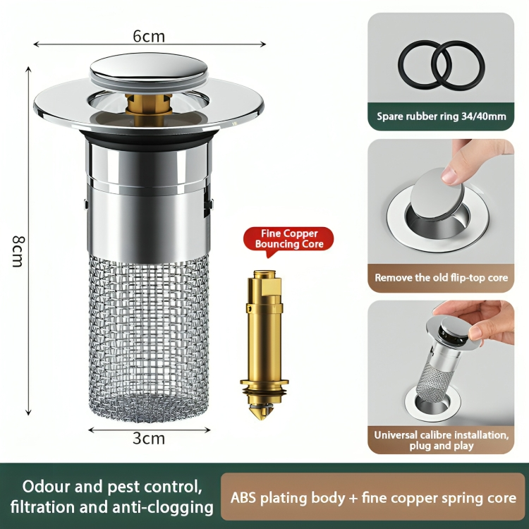 SinkStrain™ | Geruchsschutz Drain Guard