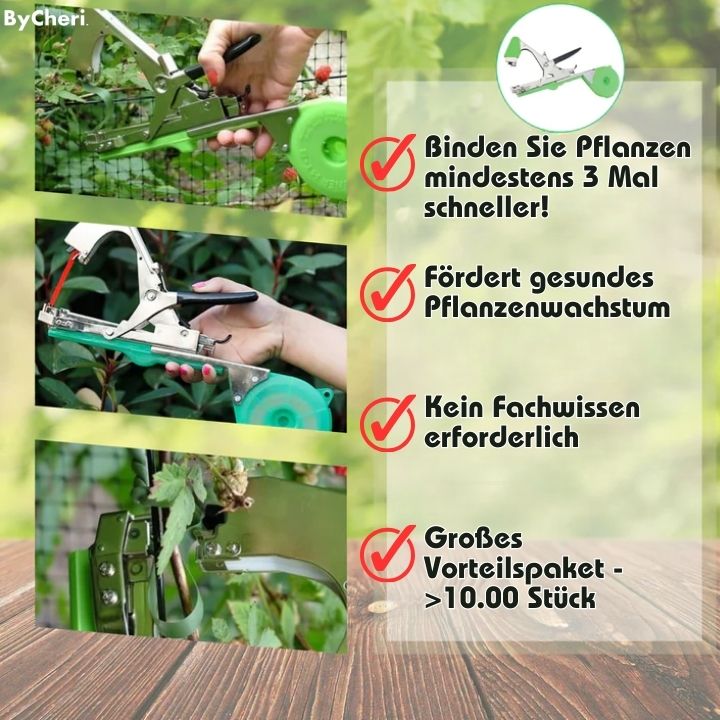 PlantTie™ | Binden Sie Pflanzen mindestens 3 Mal schneller!