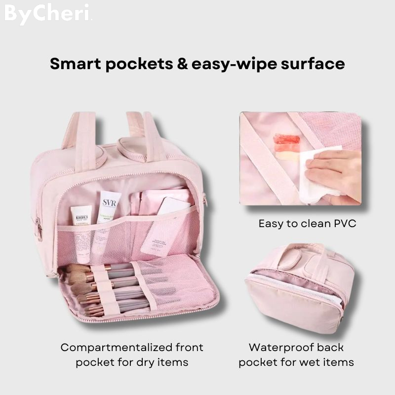 50% RABATT TEMPORÄR | CosmiPack™ | Hält die Toilettenartikel geordnet und aufrecht!