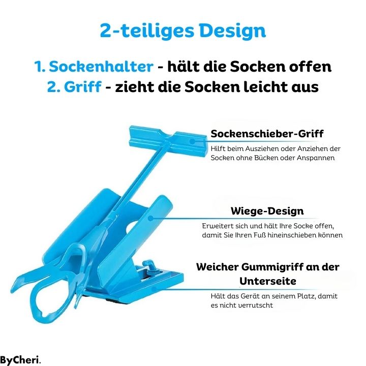 SolePro™- Ziehen Sie sich an, ohne sich zu bücken oder zu verdrehen!