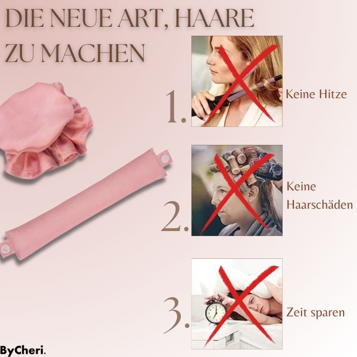 GlamWave™ Satz | Erzielen Sie mühelos herrliche, hitzefreie Locken!