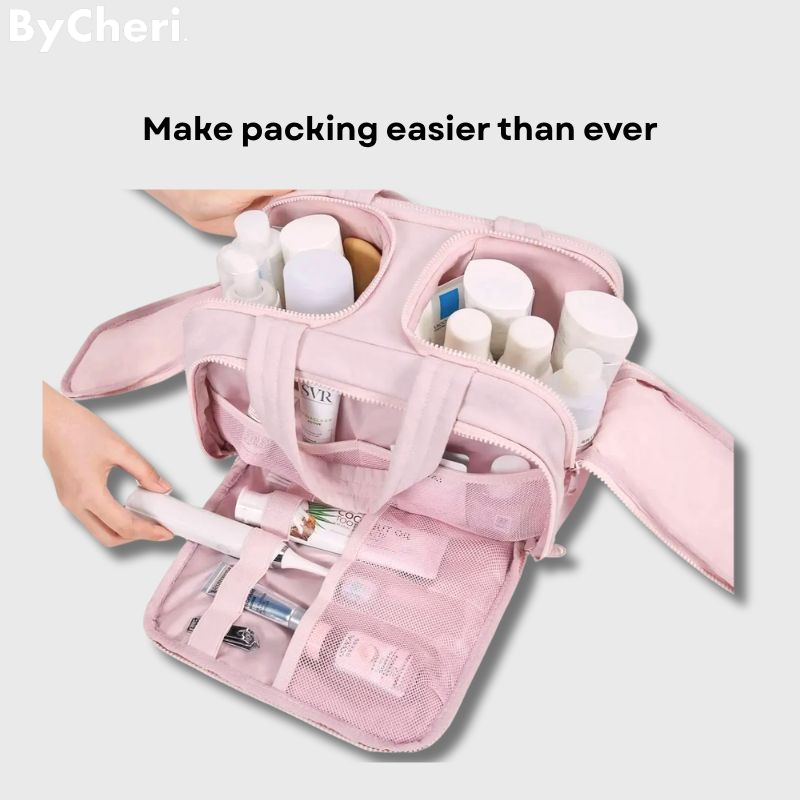 50% RABATT TEMPORÄR | CosmiPack™ | Hält die Toilettenartikel geordnet und aufrecht!