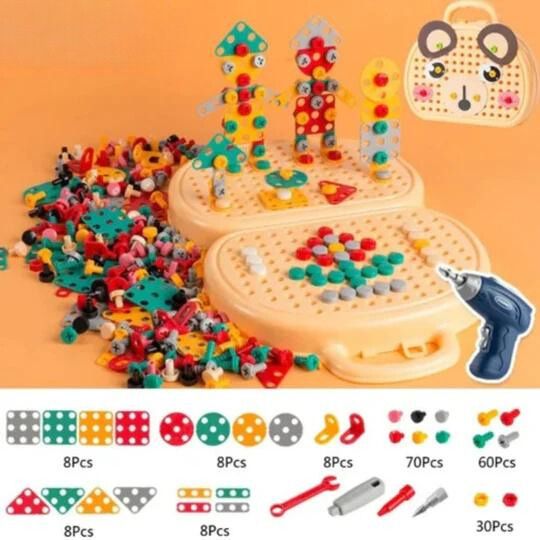 DrillKids™ | 3D-Elektrobohrer-Set für Kinder