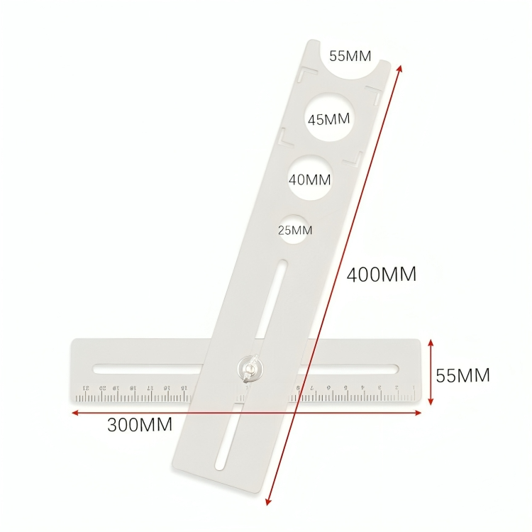 TileGuide™ | Fliesen Winkel Messlineal Lochsuchgerät