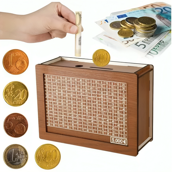 WealthBox™ | Spardose aus Holz