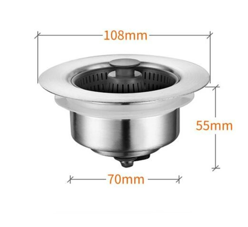 QuickDrain™ - Edelstahlspüle mit Dreifachfunktion - ByCheri