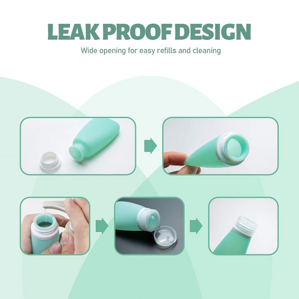 3 + 3 GRATIS HEUTE | ZipSqueeze™ | Quetschfreundliche Reiseflaschen, die nie auslaufen!