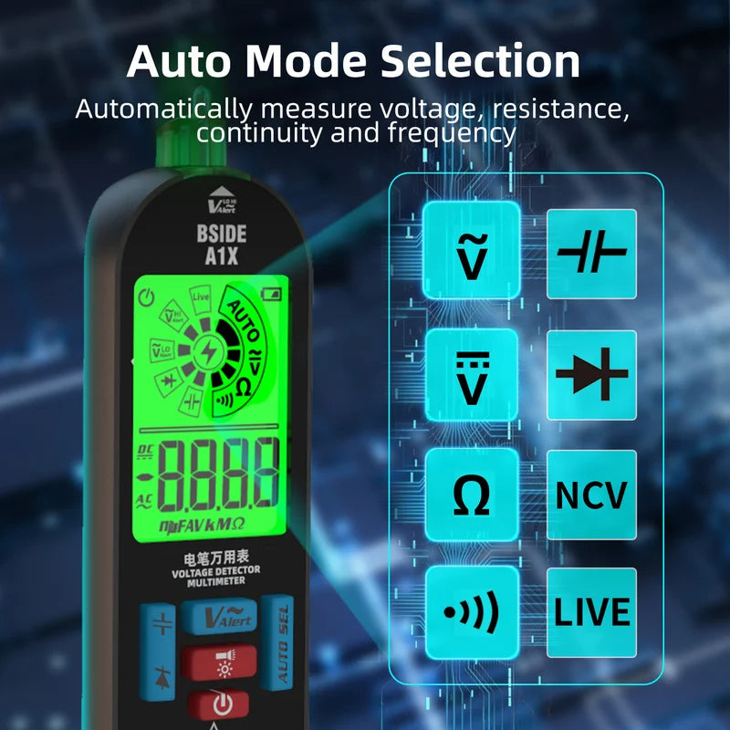 SmartScan™ | BSIDE A1X Digital Multimeter