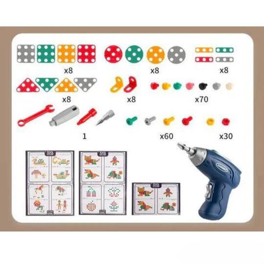 DrillKids™ | 3D-Elektrobohrer-Set für Kinder