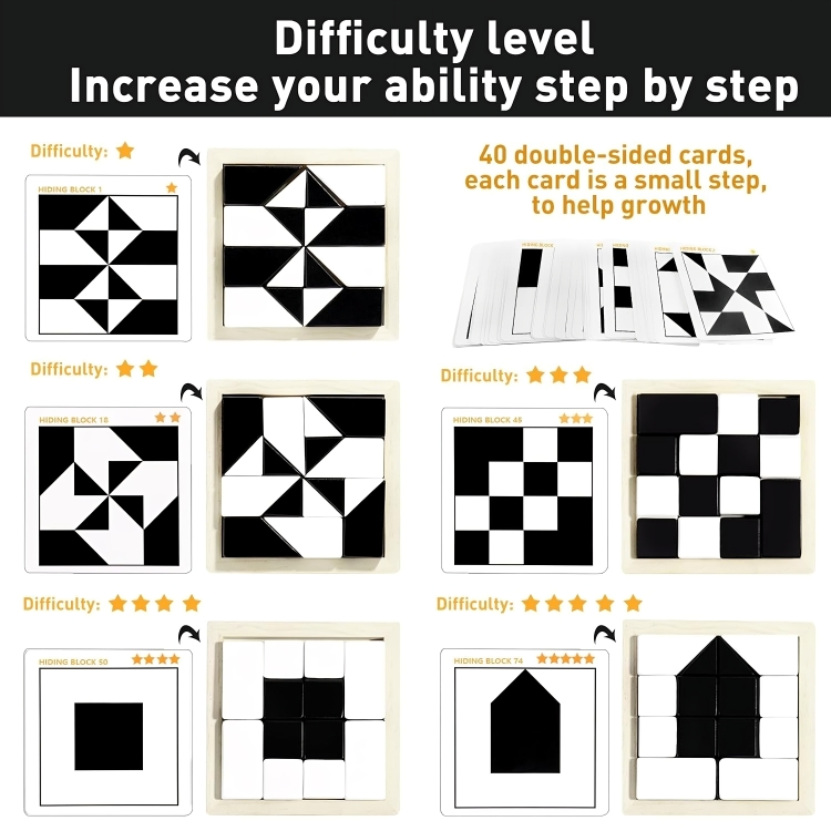 BrainBlocks™ | Montessori 3D Puzzle Klötze