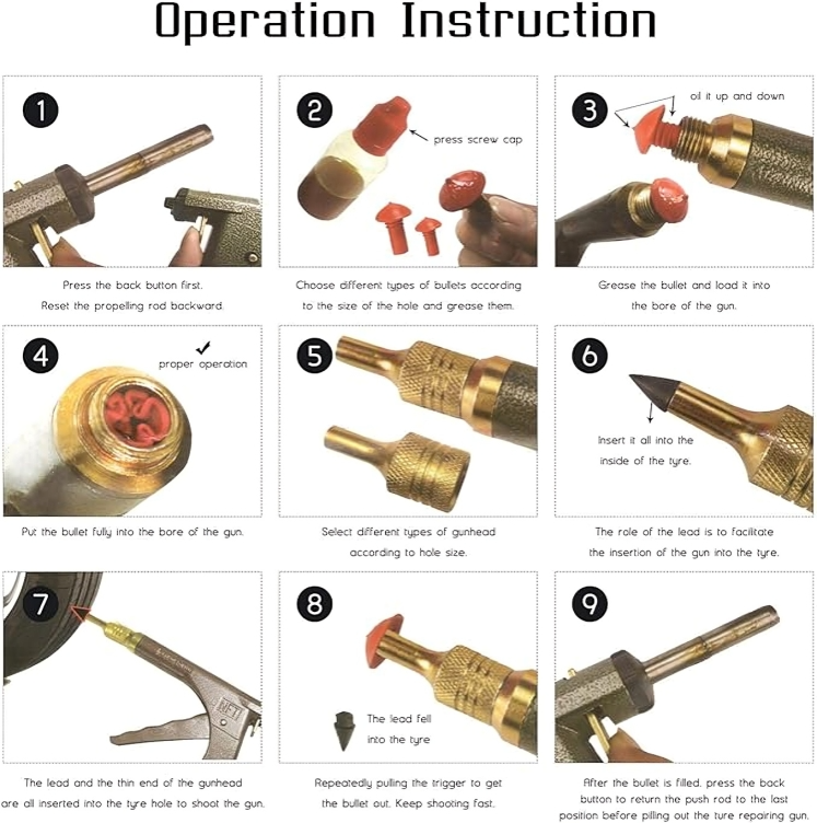 RapidSeal™ | Reifenpistolen-Reparaturset