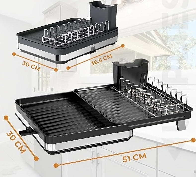 FlexiRack™ | Ausziehbares Abtropfgestell
