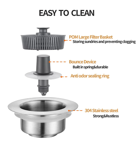 QuickDrain™ - Edelstahlspüle mit Dreifachfunktion - ByCheri