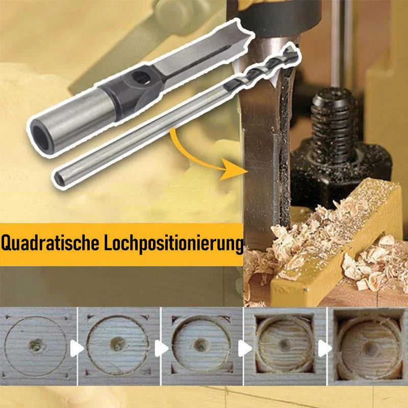 50% RABATT TEMPORÄR | ChiselPro™ | Perfekte quadratische Löcher bohren!