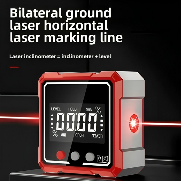 50% RABATT TEMPORÄR | LevelBeam™ | Magnetische Laser-Digital-Wasserwaage Winkelfinder