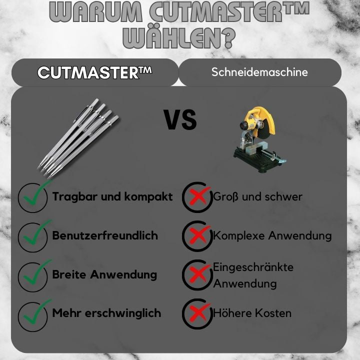 CutMaster™ - Steigern Sie Ihre Arbeitsleistung!