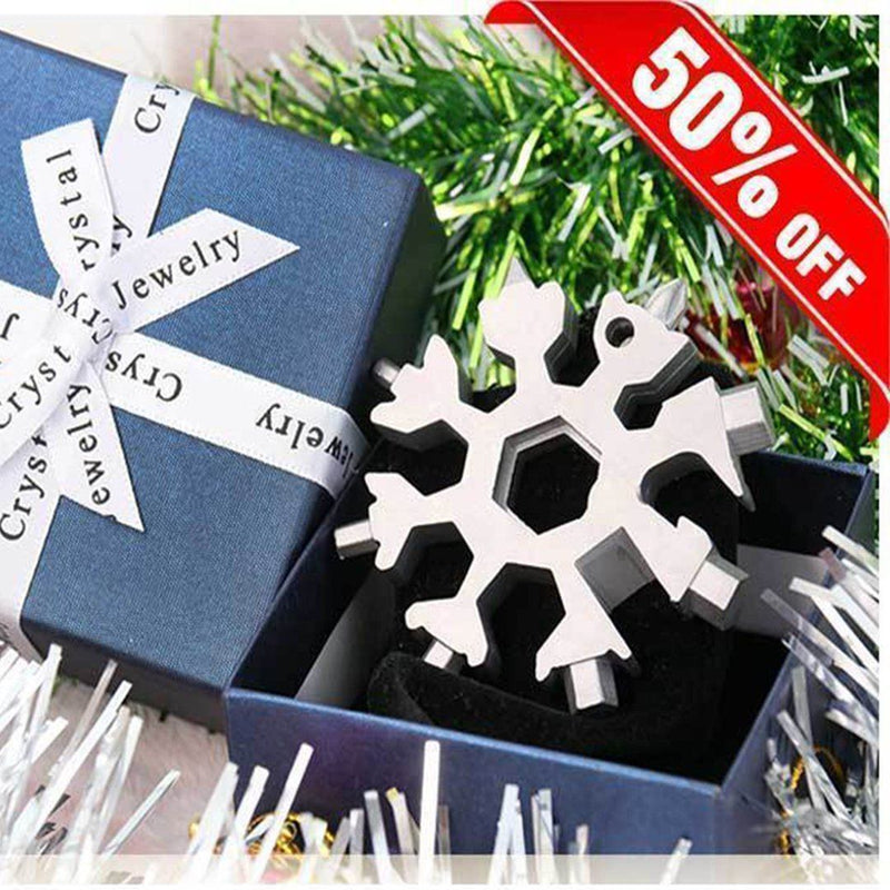 SnowflakeTool™ | 18-in-1-Edelstahl-Schneeflocken-Multitool