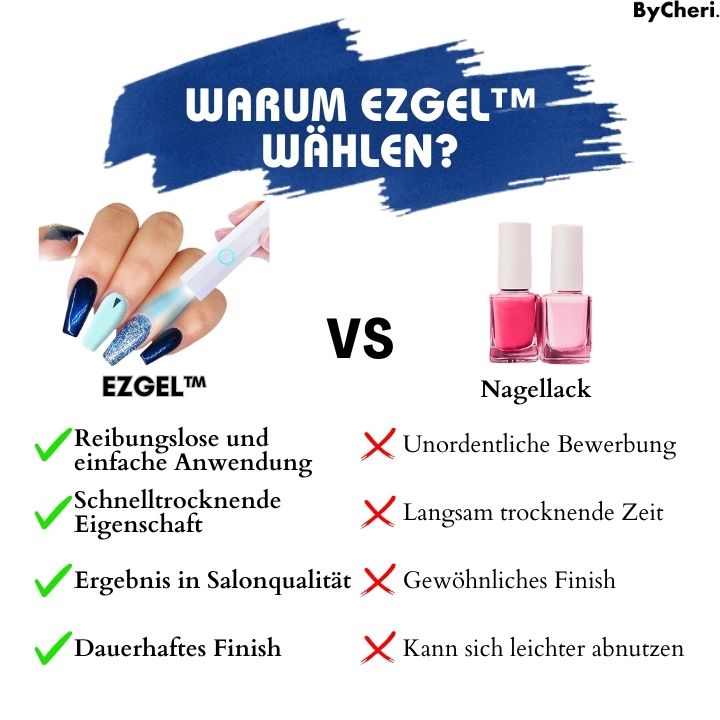 EZGel™ - Erzielen Sie Salonqualität Nägel jederzeit und überall!