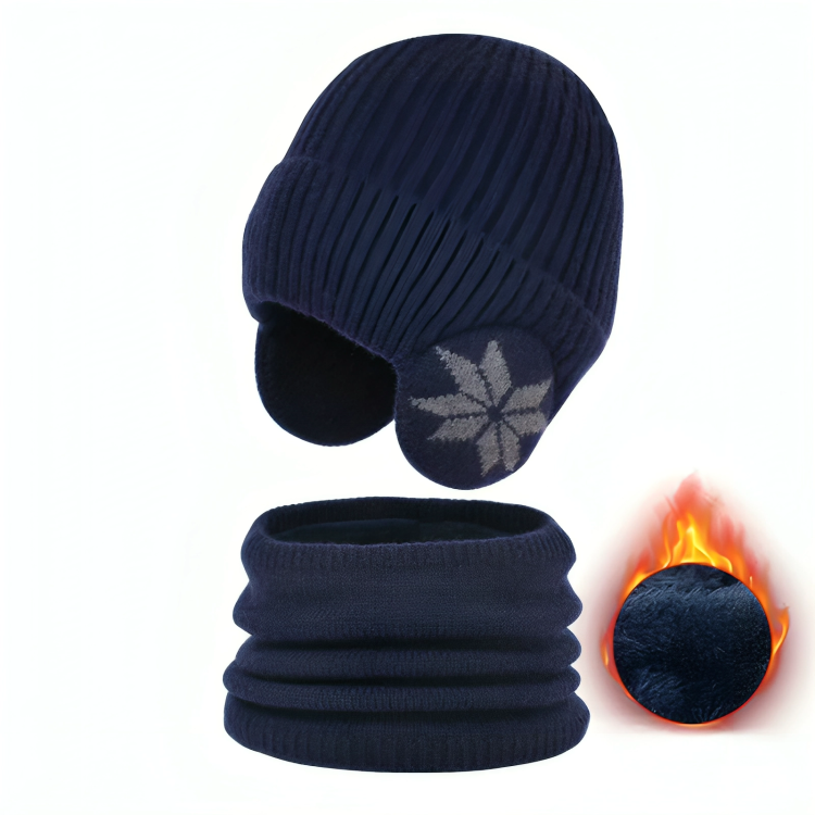 WinterShield™ | Winter Beanie-Schal-Set