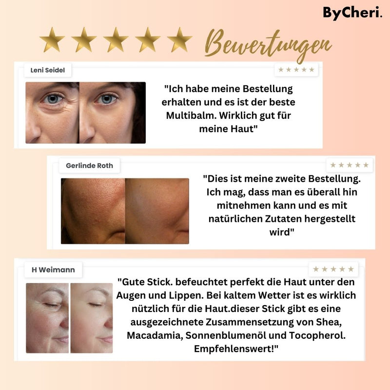 1+1 GRATIS LETZTER TAG | MultiBalm™ - Anti-Falten-Hauterneuerungsbalsam - ByCheri