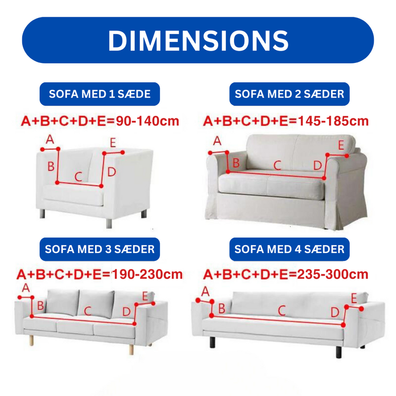 SofaDeluxe™  | Stretch-Schutzhülle für Sofa