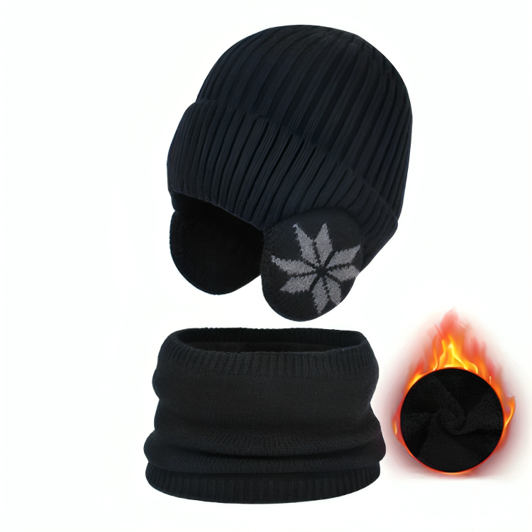 WinterShield™ | Winter Beanie-Schal-Set