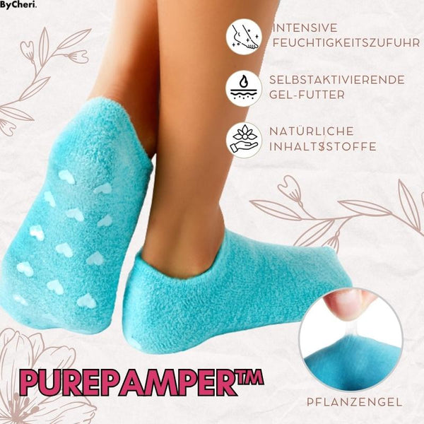 PurePamper™ - Feuchtigkeitsspendende Gel-Socken | 50% RABATT TEMPORÄR - ByCheri