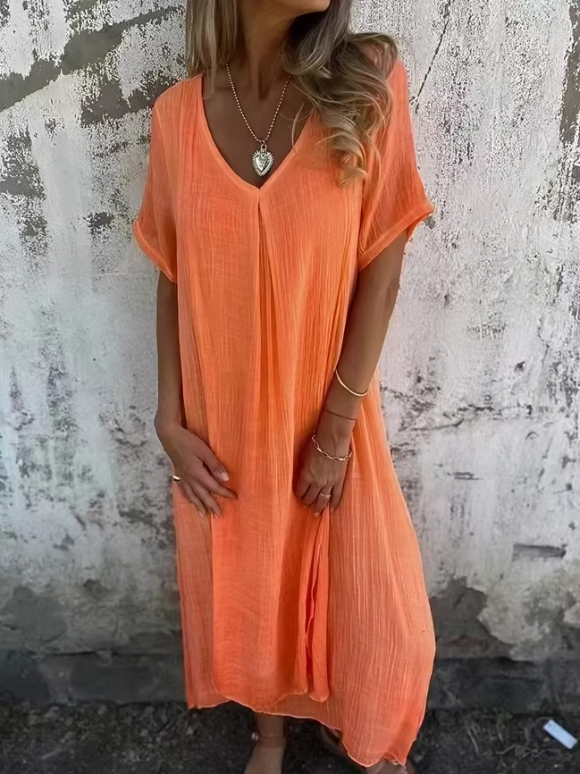 50% RABATT TEMPORÄR | Elowyn™ | Ihr Kleid für sonnengeküssten Komfort!