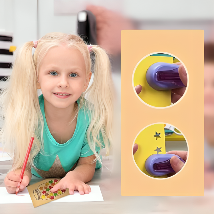  50% RABATT TEMPORÄR | SnapShapes™ | Basteln Sie bunte Formen mit einfachen Stanzen!