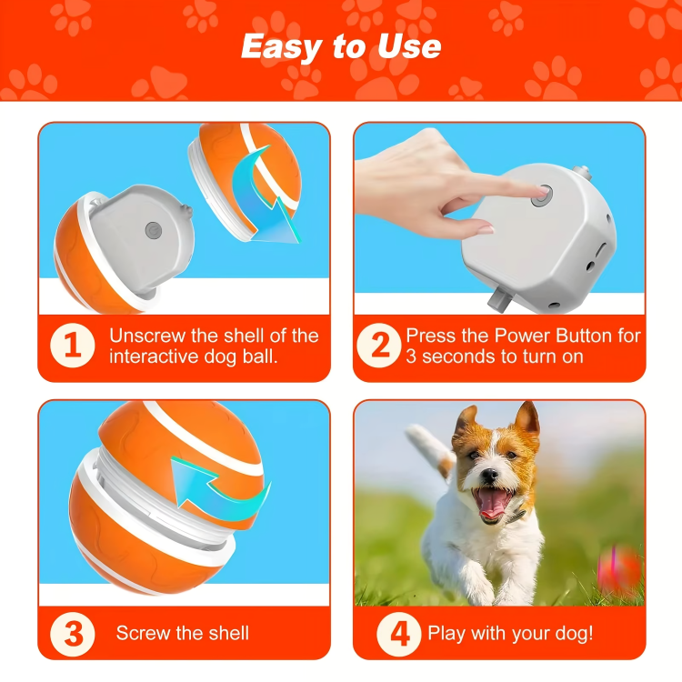 50% RABATT TEMPORÄR | FlashFetch™ | Interaktiver Hundeball ohne werfen zu müssen!