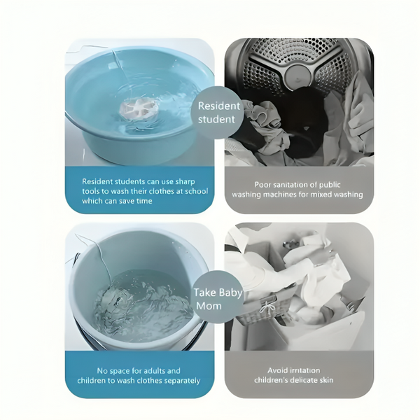 WashWiz™ | Verwandeln Sie jeden Behälter in eine Waschmaschine!